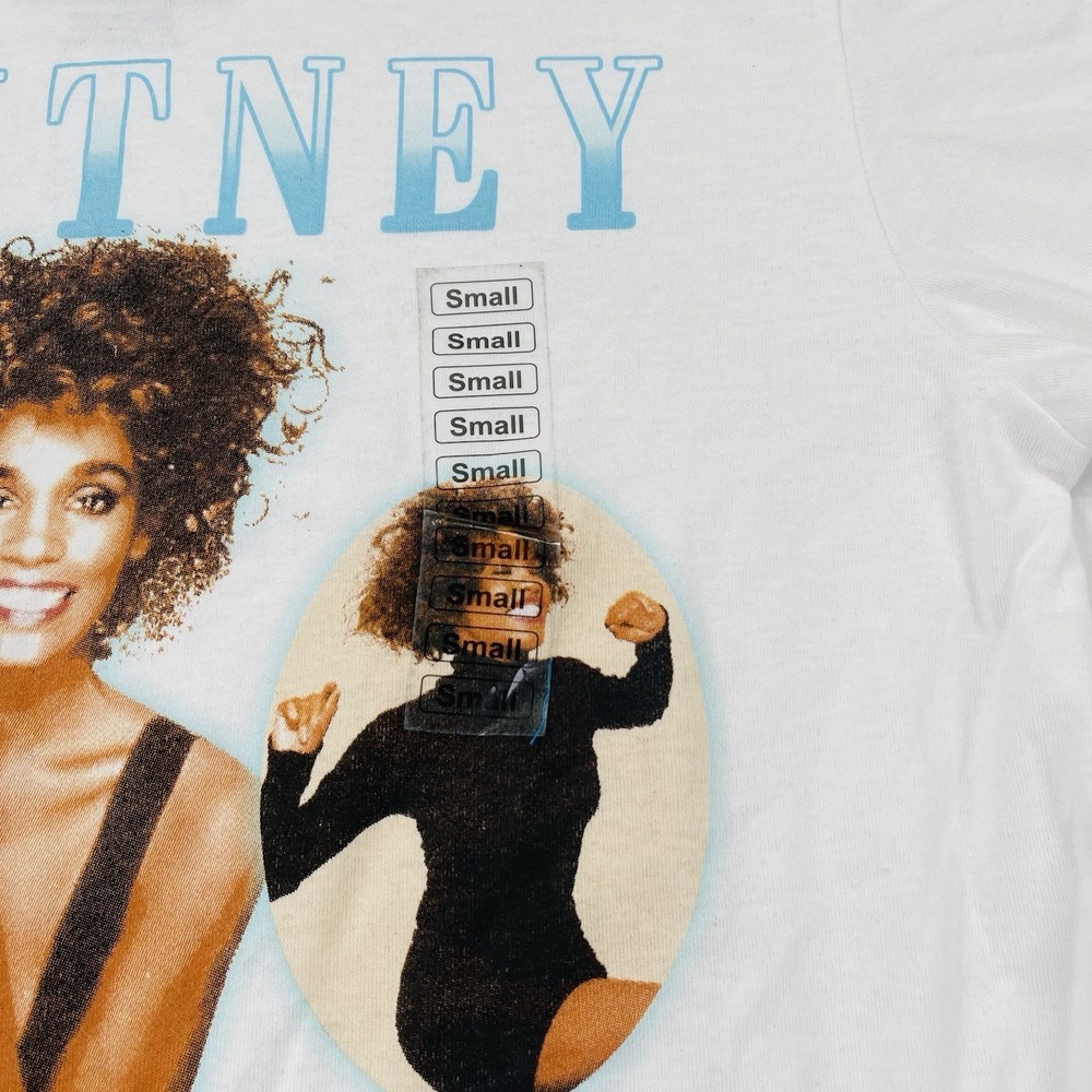 Vintage Style WHITNEY HOUSTON I Wanna Dance T-Shirt Mens Small NEW "READ " - Picture 4 of 15